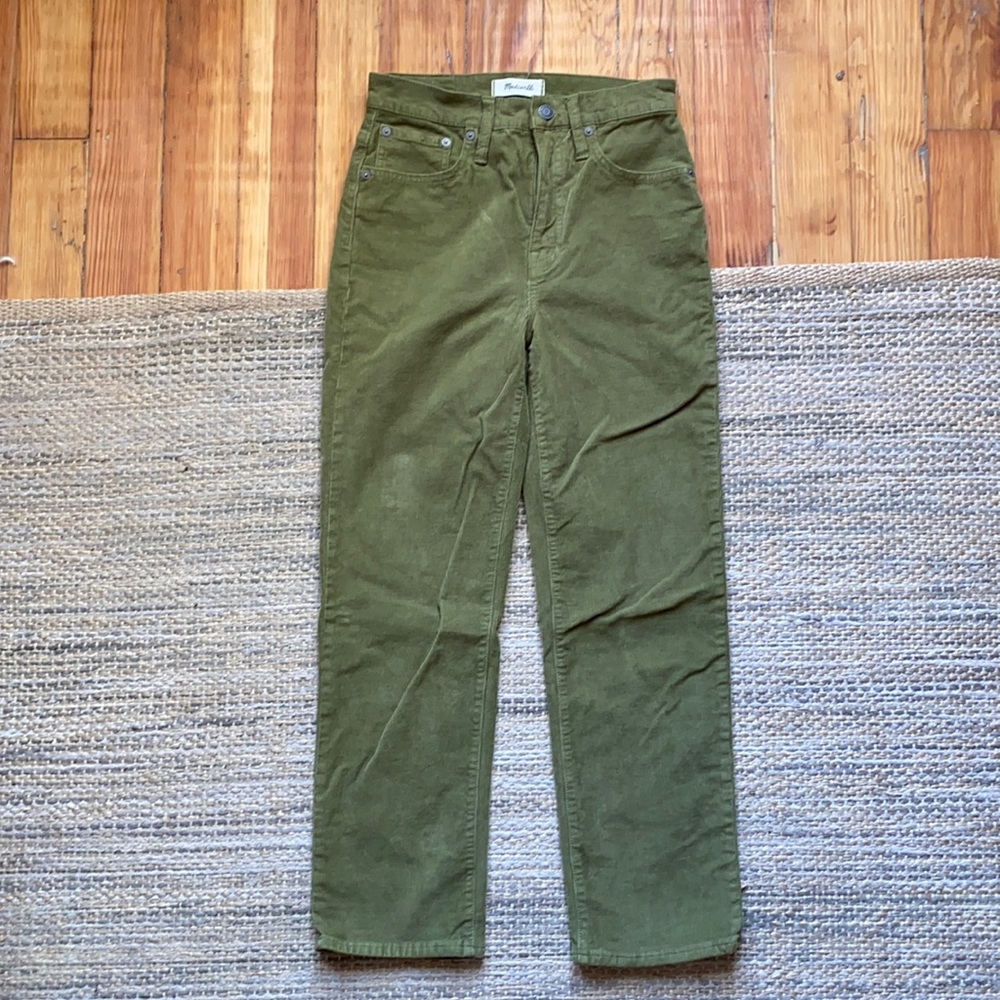 Madewell Corduroy Straight Pant
